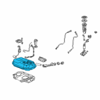 OEM 2005 Honda S2000 Tank, Fuel Diagram - 17500-S2A-505