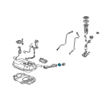 OEM 2007 Honda S2000 Gasket, Fuel Filler Pipe Diagram - 17662-SS1-010