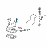 OEM Honda Valve, Vent Shut (O.R.V.R.) Diagram - 17550-S2A-A31