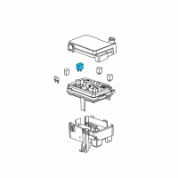 OEM GMC Relay Diagram - 13598349
