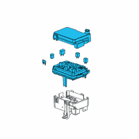 OEM GMC Fuse Box Diagram - 84080470