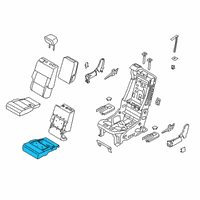 OEM 2020 Lincoln Aviator PAD - REAR SEAT CUSHION Diagram - LC5Z-7863840-C