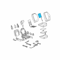 Genuine Toyota Seat Heater Pad diagram