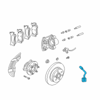 OEM 2002 Dodge Dakota Line-Brake Diagram - 52008981AC