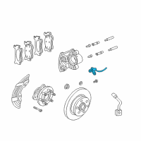 OEM 2002 Dodge Durango Sensor-Anti-Lock Brakes Diagram - 56028582AA