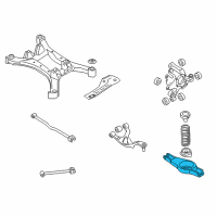 OEM 2011 Nissan Altima Link Complete Rear Suspension Lower Rear RH Diagram - 551B0-ZX00B