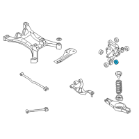 OEM 2013 Nissan Maxima Bush-Rubber, Shock Absorber Diagram - 56219-JA00A