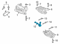 OEM Lincoln Corsair BRACKET Diagram - LX6Z-6E042-C