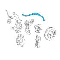 OEM 2002 Ford F-150 Brake Hose Diagram - 5L3Z-2078-R