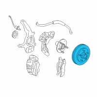 OEM 2001 Ford Expedition Rotor Diagram - YL1Z-1125-AA