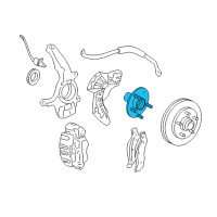 OEM 2001 Ford Expedition Front Hub Diagram - YL1Z-1104-AA