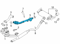 OEM Toyota GR86 Converter & Pipe Diagram - SU003-10577