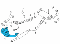 OEM Toyota GR86 Preconverter Diagram - SU003-10579