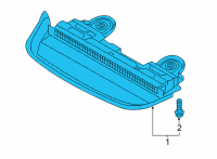 OEM 2018 Kia Cadenza Lamp Assembly-High Mounted Stop Diagram - 92700F6000