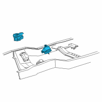 OEM 1996 Ford F-150 Front Insulator Diagram - F3UZ-6038-B