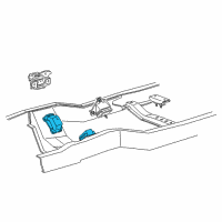 OEM 1993 Ford E-150 Econoline Club Wagon Mount Bracket Diagram - F2UZ6028C