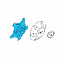 OEM Ford F-150 Wheel Cap Diagram - AL3Z-1130-D