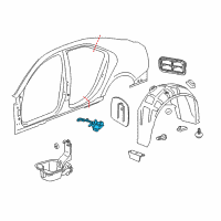 OEM 2019 Cadillac CTS Actuator Diagram - 84385565