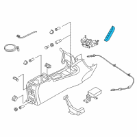 OEM 2016 Lincoln MKC Gear Shift Assembly Diagram - EJ7Z-7D443-E