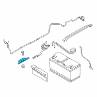 OEM BMW 340i Supporting Rail Diagram - 61-21-7-612-860