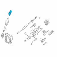 OEM 2005 Infiniti Q45 Joint Assembly Steering Column Upper Diagram - 48070-AR20A