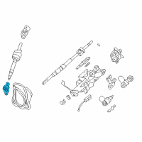OEM Infiniti Joint Assembly-Steering, Lower Diagram - 48080-AG30A