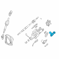 OEM 2006 Infiniti Q45 Motor Assy-Tilt Diagram - 48990-AG360