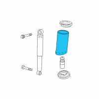 OEM 2006 Chevrolet Equinox Rear Spring Diagram - 15232880