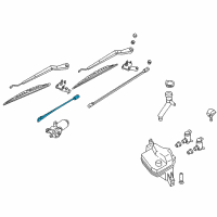 OEM 1999 Infiniti QX4 Link Assy-Connecting, No 1 Diagram - 28841-0W00C