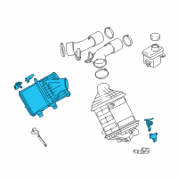 OEM BMW M6 Gran Coupe Charge-Air Cooler Diagram - 17-51-7-843-119