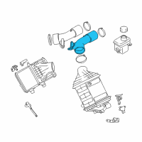 OEM 2014 BMW M6 Air Intake Tube Diagram - 13-71-7-843-222