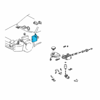 OEM Lexus GS400 Computer Assy, Skid Control Diagram - 89540-30390