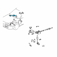 OEM Lexus LS400 Sensor, Steering Diagram - 89245-50020