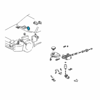 OEM 2004 Lexus GS300 Disc, Sensor Steering Diagram - 89246-50020