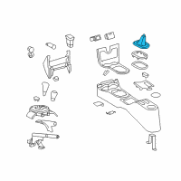 OEM 2008 Scion xD Shift Boot Diagram - 58848-52030
