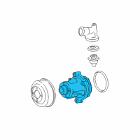 OEM 2004 Ford F-150 Heritage Water Pump Diagram - XL3Z-8501-BA