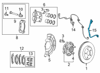 OEM 2022 Jeep Grand Wagoneer BRAKE Diagram - 68495331AD