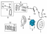 OEM 2022 Jeep Grand Wagoneer BRAKE Diagram - 68422140AA