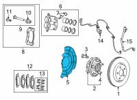 OEM 2020 Ram 1500 Shield-Splash Diagram - 68237139AA