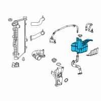 OEM 2017 Ram 2500 Bottle-COOLANT Recovery Diagram - 68166475AD