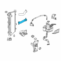 OEM 2014 Ram 3500 Hose-Radiator Outlet Diagram - 52014723AD