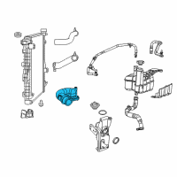 OEM 2014 Ram 3500 Housing-THERMOSTAT Diagram - 68210190AA