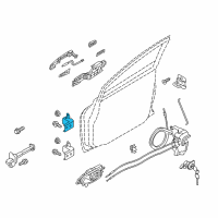 OEM Nissan Leaf Hinge Assy-Front Door Diagram - 82421-3NA0A
