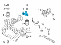 OEM Ford Bronco BRACKET Diagram - MB3Z-6030-A