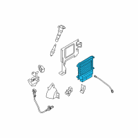 OEM 2014 Hyundai Sonata Computer Brain Engine Control Module Diagram - 39105-2G912