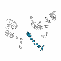 OEM 2018 Kia Optima Key Sub Set-Steering Diagram - 81900D5A00