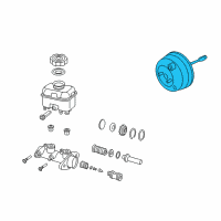 OEM 2005 Pontiac GTO Booster, Power Brake(Vacuum) Diagram - 92171294