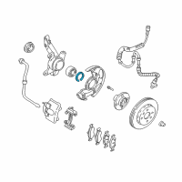 OEM 1994 Kia Sephia Ring-Retaining Diagram - 0K20126139