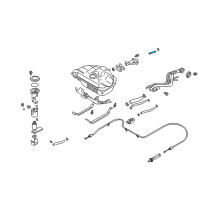 OEM 2004 Nissan Sentra Hose-Evaporation Diagram - 17336-8U601