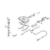 OEM 2000 Nissan Sentra Hose-Evaporation Diagram - 17337-5M001